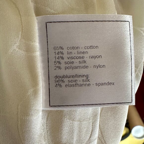 CHANEL White, Purple and Blue Tweed Jacket, 2005 RARE Excellent - Picture 7 of 15